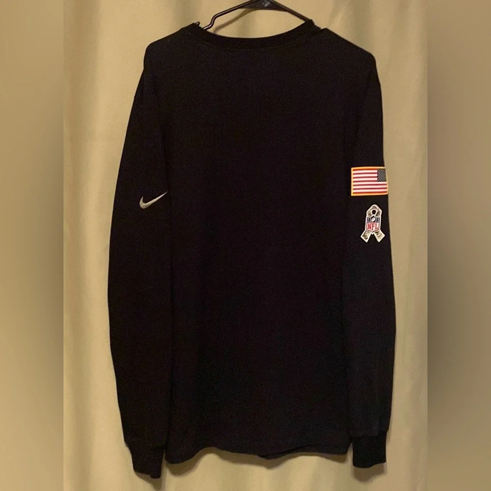Baltimore Ravens Nike On Field Dri-Fit“Salute To Service” Long Sleeve T-Shirt Lg